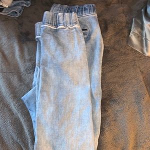 Jean joggers